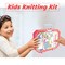 Weaving Loom Kit Toys for Kids and Adults, Potholder Loops Crafts for Girls Ages 6 7 8 9 10 11 12, 7" Pot Holder Loom Knitting Kits and Gifts for Kids and Beginners, Make 6 Masterpieces